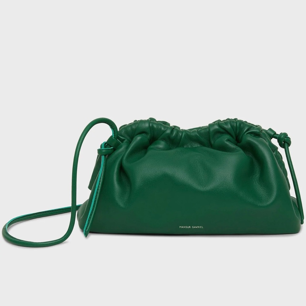 Mansur Gavriel mini cloud clutch -Leaf
